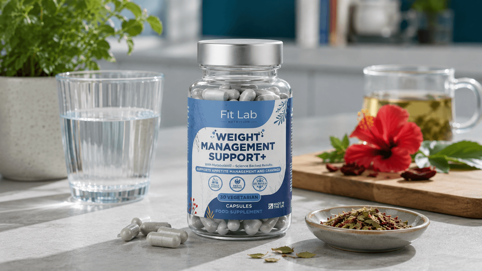 Weight Management Support Plus botanical supplement bottle
